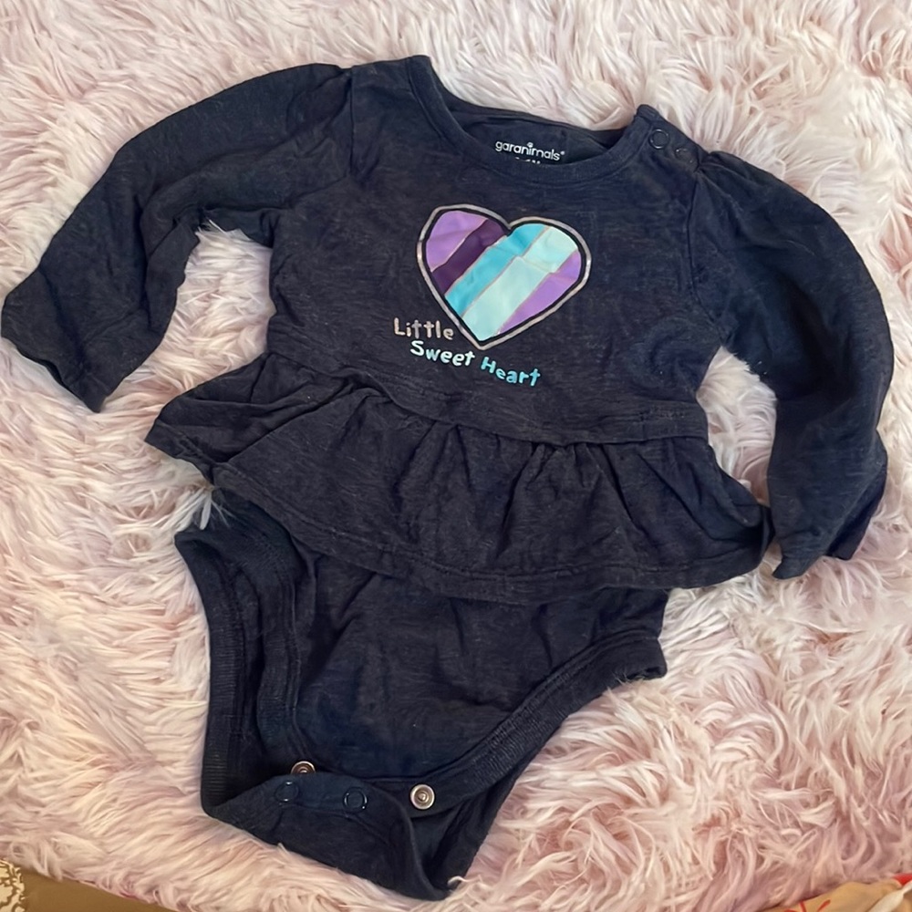 Baby girls long sleeve onesies